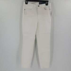 NWT Talbots Flawless High-Waist Jegging Crop in White Size 2